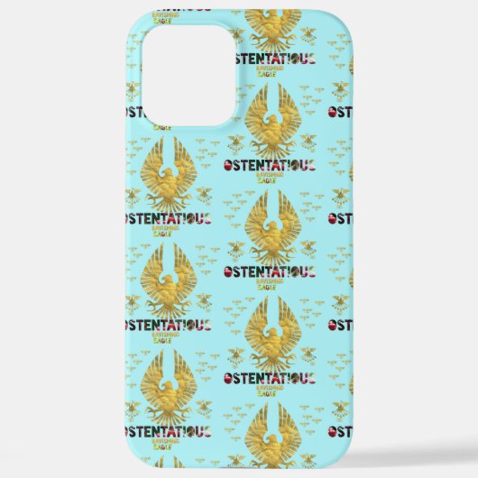 Coque iPhone 12 Pro Max aigle ravissant ostentatoire (Verso)
