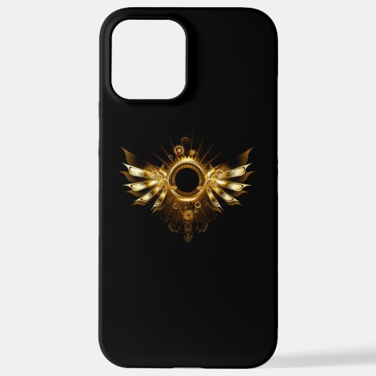 Coque iPhone 12 Pro Max Ailes de Steampunk (Verso)