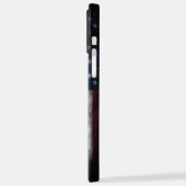 Coque iPhone 12 Pro Max Ajouter votre texte sur le drapeau américain (Côté gauche)