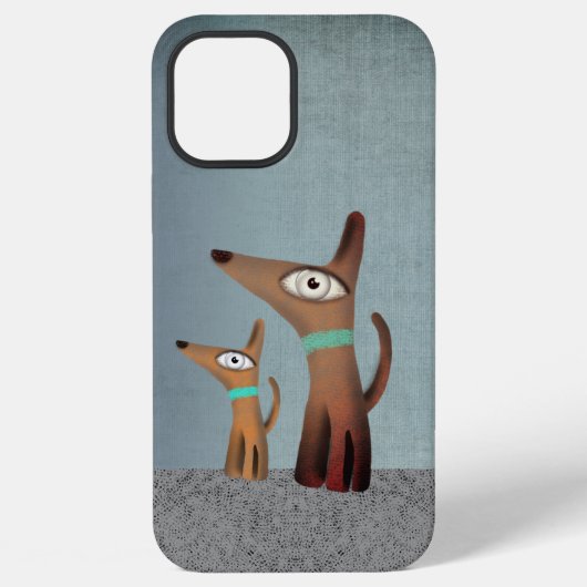 Coque iPhone 12 Pro Max Alebrije de chiens (Verso)