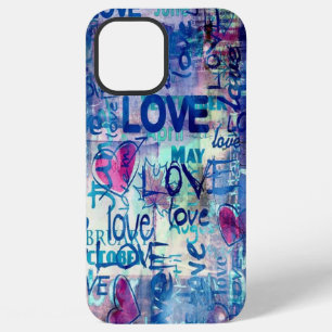Coque iPhone 12 Pro Max Amour, CŒURS, motif Étui de téléphone Case-Mate po