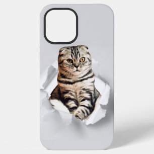 Coque iPhone 12 Pro Max Amusant Drôle Papier Déchiré Mignon Amoureux des C