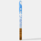 Coque iPhone 12 Pro Max Arbre dans un champ de blé récolté (Côté gauche)