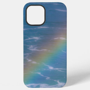 Coque iPhone 12 Pro Max Arc-en-ciel coloré sur l'eau