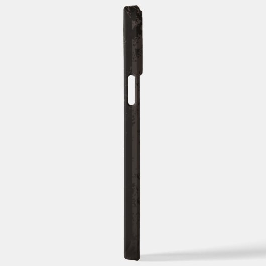 Coque iPhone 12 Pro Max Arrière - plan brun rayé Steampunk (Côté droit)