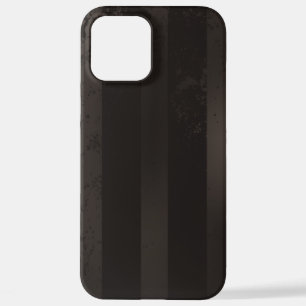 Coque iPhone 12 Pro Max Arrière - plan brun rayé Steampunk