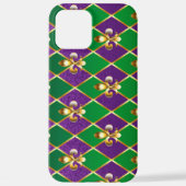 Coque iPhone 12 Pro Max Arrière - plan de bijoux Mardi Gras (Verso)