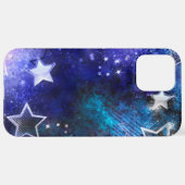 Coque iPhone 12 Pro Max Arrière - plan spatial avec étoiles (Retour horizontal)