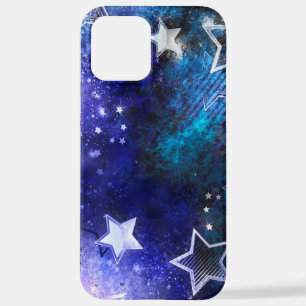 Coque iPhone 12 Pro Max Arrière - plan spatial avec étoiles