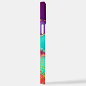 Coque iPhone 12 Pro Max Assez d'Art de Plage Abstrait (Côté droit)