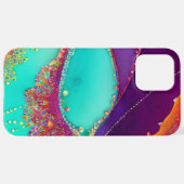 Coque iPhone 12 Pro Max Assez d'Art de Plage Abstrait (Retour horizontal)