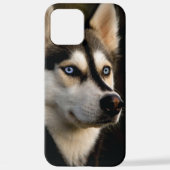Coque iPhone 12 Pro Max Beau Oreiller Husky Lrow (Verso)