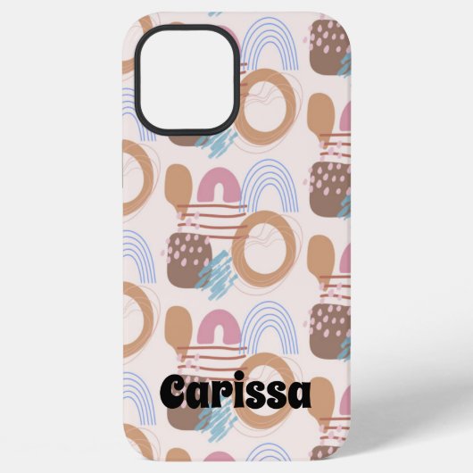 Coque iPhone 12 Pro Max Boho, étui téléphonique, couverture téléphonique (Verso)