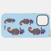 Coque iPhone 12 Pro Max Boîtier iPhone / iPad : Hippocampes (Verso Horizontal)