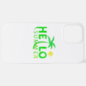 Coque iPhone 12 Pro Max Bonjour été (Retour horizontal)