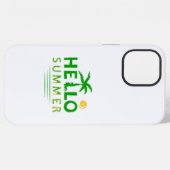 Coque iPhone 12 Pro Max Bonjour l'été (Verso Horizontal)