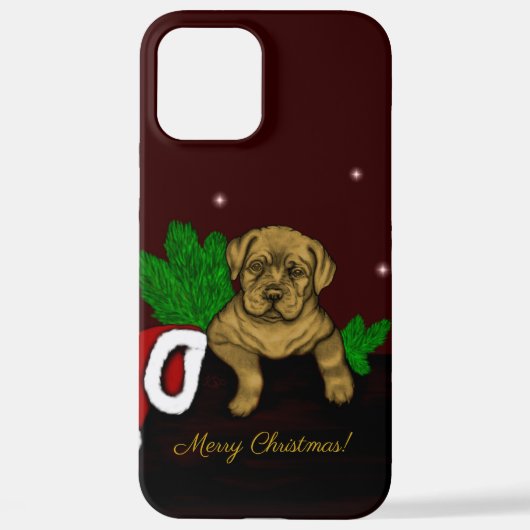 Coque iPhone 12 Pro Max Chiffre XMas (Verso)