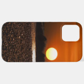 Coque iPhone 12 Pro Max Ciel-de-plage-coucher-de-soleil-fond (Retour horizontal)