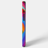 Coque iPhone 12 Pro Max Coeurs Abstraits géniaux (Côté gauche)