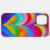 Coque iPhone 12 Pro Max Coeurs Abstraits géniaux (Verso Horizontal)