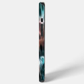 Coque iPhone 12 Pro Max Conception de carte perforée avec des gouttes 'd'e (Côté gauche)