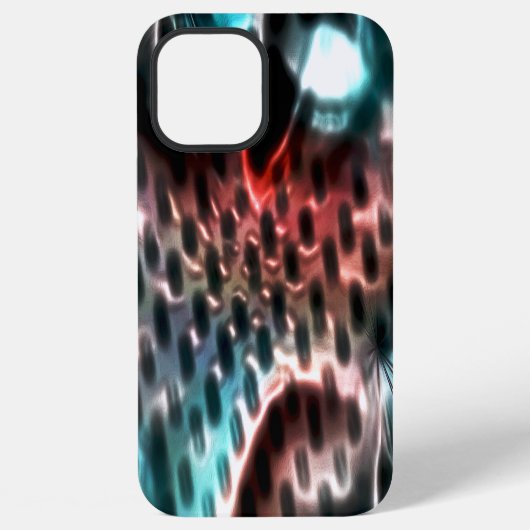 Coque iPhone 12 Pro Max Conception de carte perforée avec des gouttes 'd'e (Verso)