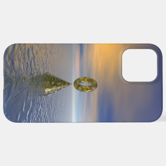 Coque iPhone 12 Pro Max Coque iphone Cone Torus (Retour horizontal)