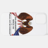 Coque iPhone 12 Pro Max Coussin 2e Amendement (Retour horizontal)