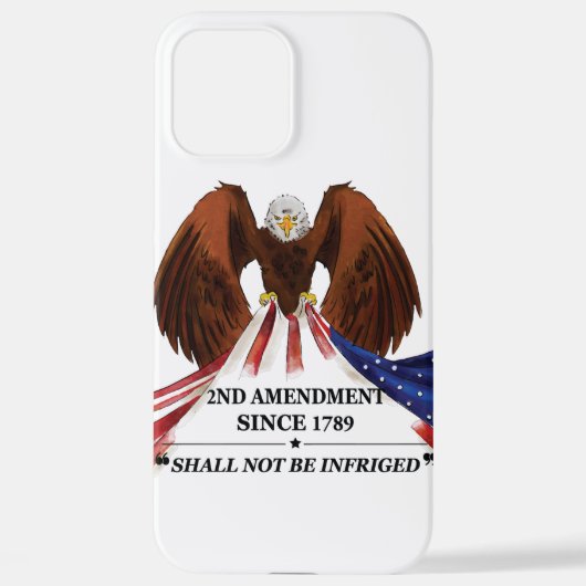 Coque iPhone 12 Pro Max Coussin 2e Amendement (Verso)