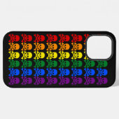 COQUE iPhone 12 PRO MAX CRÂNES ARC-EN-CIEL (Verso Horizontal)