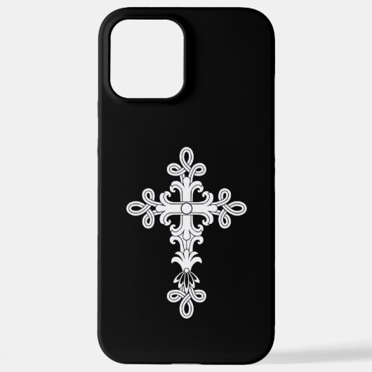 Coque iPhone 12 Pro Max Croix chrétienne (Verso)