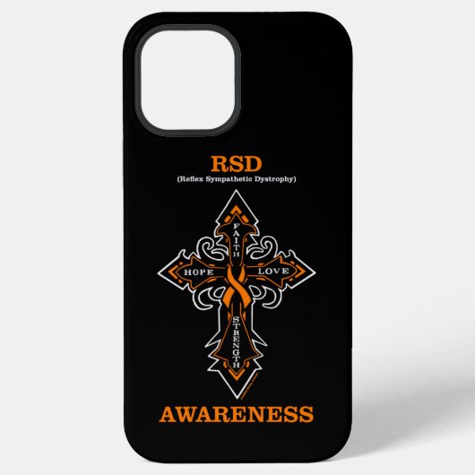 Coque iPhone 12 Pro Max Croix/Conscientisation...SDR (Verso)