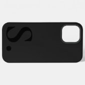 Coque iPhone 12 Pro Max Custom with Initial Name (Verso Horizontal)