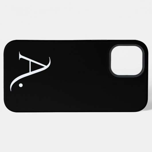 Coque iPhone 12 Pro Max Custom with Initial Name (Verso Horizontal)