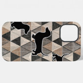 Coque iPhone 12 Pro Max Dachshund Walking (Verso Horizontal)