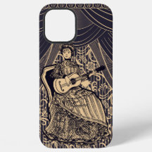 Dame avec guitare
