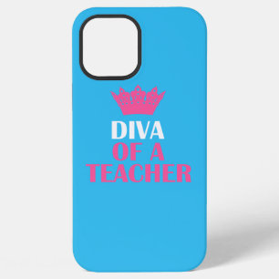 Coque iPhone 12 Pro Max "Diva d'un enseignant"