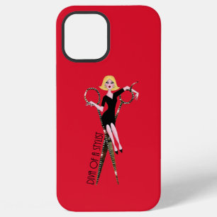 Coque iPhone 12 Pro Max Diva d'un styliste (Blonde) Diva