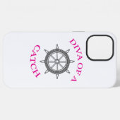 Coque iPhone 12 Pro Max "Diva d'une Prise"  (Verso Horizontal)