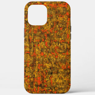 Coque iPhone 12 Pro Max Écorce d'arbre virtuelle, avec des nuances de cora