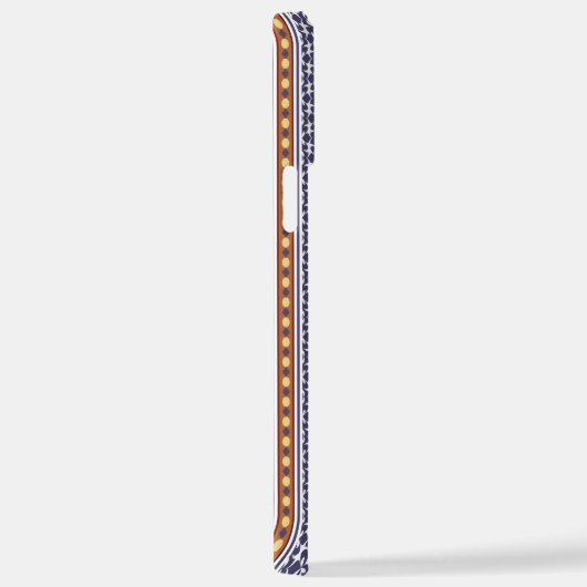 Coque iPhone 12 Pro Max élégant motif ethnique (Côté droit)