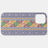 Coque iPhone 12 Pro Max élégant motif ethnique (Retour horizontal)