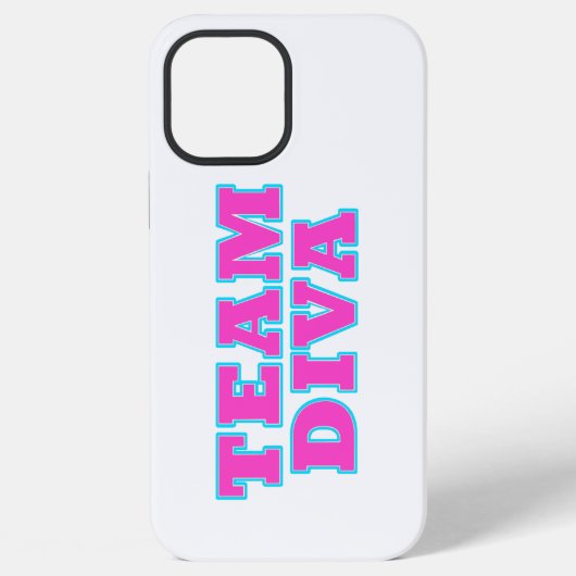 Coque iPhone 12 Pro Max "Équipe Diva" (Verso)