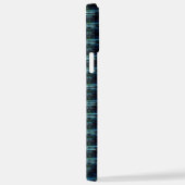 Coque iPhone 12 Pro Max Etoiles arc-en-ciel bleu vert, Motif Artdeco (Côté droit)