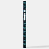 Coque iPhone 12 Pro Max Etoiles arc-en-ciel bleu vert, Motif Artdeco (Côté gauche)