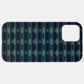 Coque iPhone 12 Pro Max Etoiles arc-en-ciel bleu vert, Motif Artdeco (Retour horizontal)