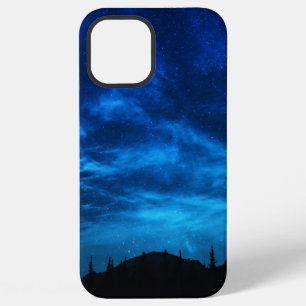 COQUE iPhone 12 PRO MAX ÉTOILES BRILLANTES DANS UN CIEL SOMBRES ET BLEU