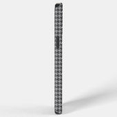 Coque iPhone 12 Pro Max Étui Houndstooth avec accent argent Case-Mate (Côté droit)