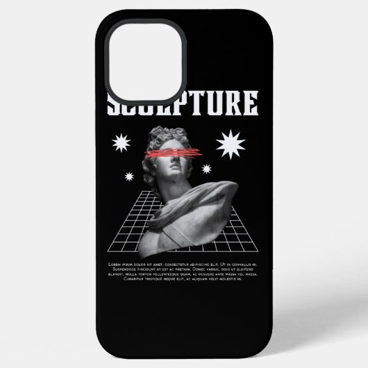 Coque iPhone 12 Pro Max Étui pour iPhone d'art créatif (Verso)