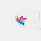 Coque iPhone 12 Pro Max Exotic Rainbow Hummingbird (Retour horizontal)